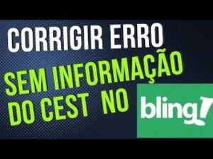 Read more about the article COMO CORRIGIR NOTA FISCAL COM ERRO NO BLING SEM INFORMAÇÃO DO CEST