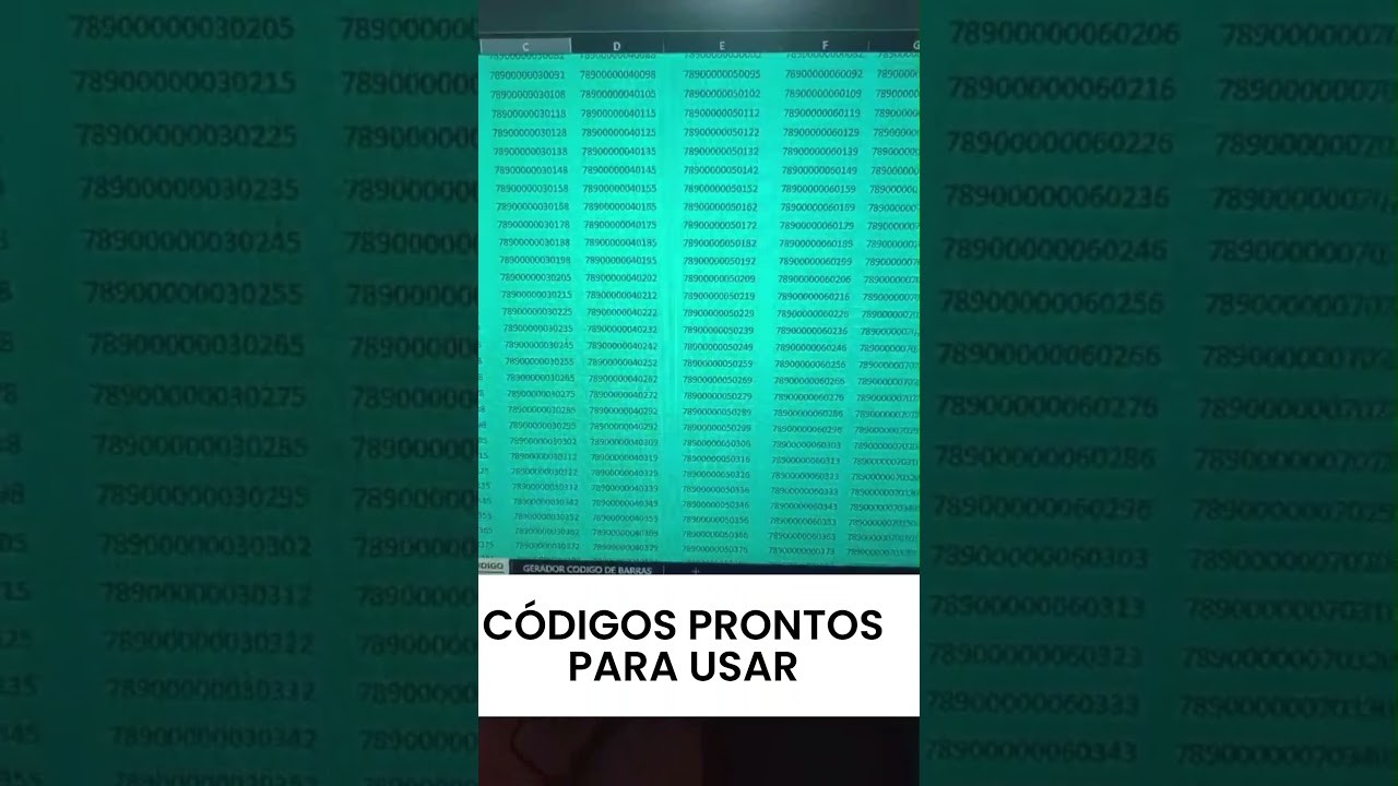 Read more about the article COMO GERAR CODIGOS DE BARRAS ( link na descrição )