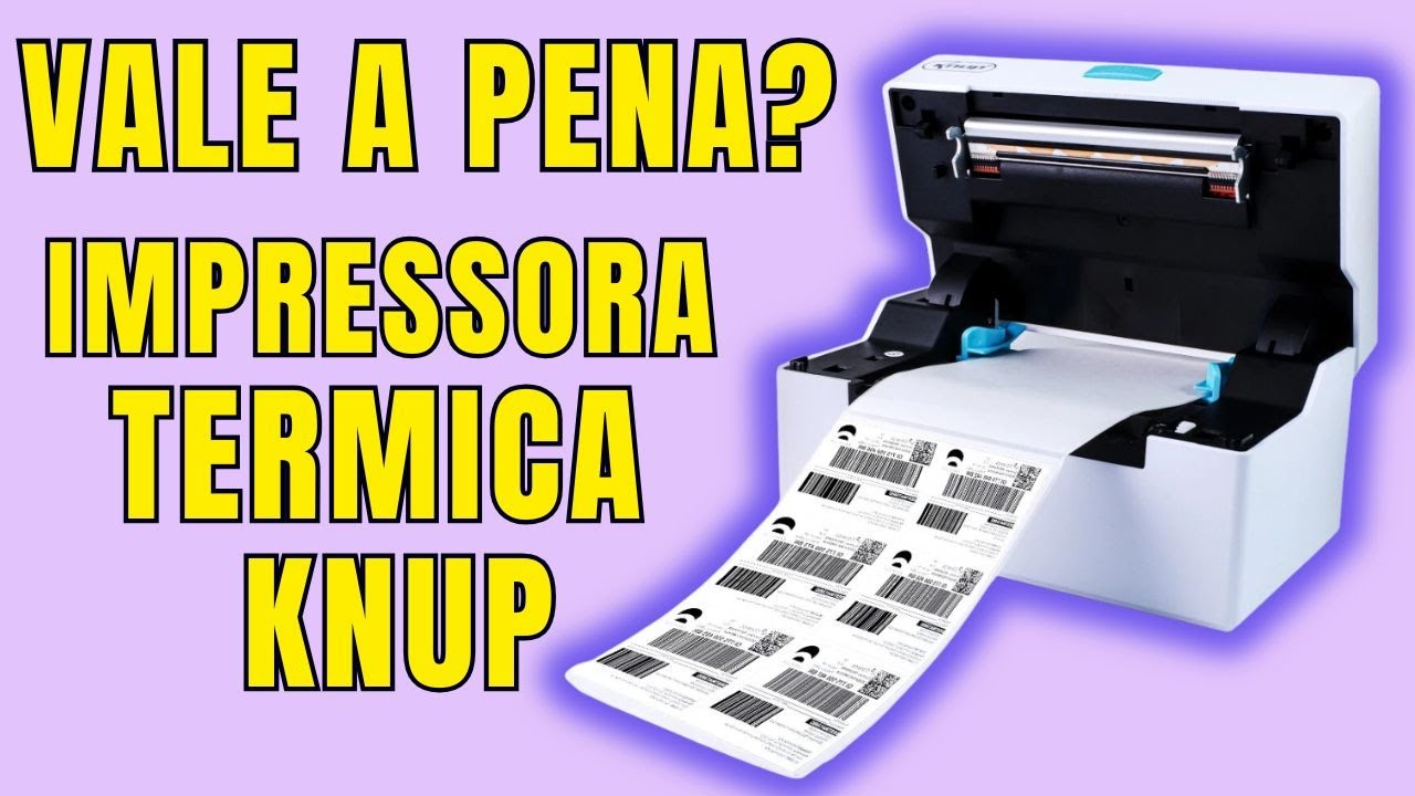 You are currently viewing Impressora Térmica Knup IM600 VALE A PENA? Qual melhor para Imprimir Etiqueta Shopee Mercado Livre